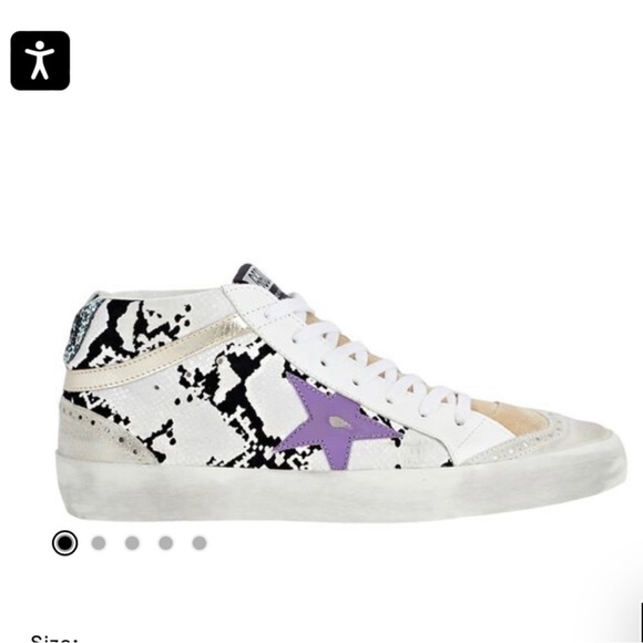 Golden Goose Midstar Python Grey - Picture 2 of 8